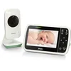 Image de Alecto DVM149GN Babyphone avec caméra et écran couleur 4,3"   Babyphone avec caméra vidéo pivotante, vision nocturne, fonction interphone, portée élevée   Blanc/vert