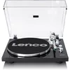 Image de Lenco LBT-215BK - Platine avec Bluetooth® et Un Plateau en métal, Bras de Lecture et contrepoids - Couleur Piano Black Exclusive