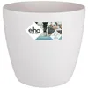 Image de Elho Brussels Rond Roues 40cm Pot de Fleurs - Blanc