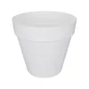 Image de ELHO Pot de fleurs rond LOFT URBAN - 48 L - Ø 50 x H.44 cm - Blanc - Plastique