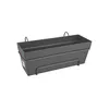 Image de ELHO Balconnière Loft Urban Allin1 - L 49 x W 27 x H 21 cm - Balcon extérieur - 100% recyclé - Noir