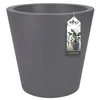 Image de Elho Pure Straight Round 50 - Pot De Fleurs pour Intérieur & Extérieur - Ø 49.5 x H 51.0 cm - Noir/Anthracite