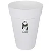 Image de Elho Loft Urban Rond Haut 42 - Pot De Fleurs pour Extérieur - Ø 42.0 x H 56.0 cm - Blanc/Blanc