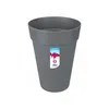 Image de ELHO Pot de fleurs Loft Urban rond Haut - Ø 42 x H 56 cm - Extérieur - 100% recyclé - Noir