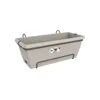 Image de ELHO Jardinière BARCELONA XL ALLIN1 - L 33.5 x l 54.5 x H 23 cm - Taupe