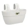 Image de ELHO Balconnière Vibia Campana Easy Hanger Medium - L 24.1 x W 36 x H 26.5 cm - Blanc Soie - Balcon extérieur