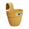 Image de ELHO Pot de fleurs balcon Vibia Campana Easy Hanger Small - 241 x 205 x H265 cm - Jaune - Rond - 28 L