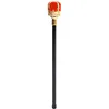 Image de Boland 00608 - Sceptre Royal - 48 cm - Bâton Noir avec Couronne dorée et Rouge - Accessoire pour Costume, Carnaval, Halloween, fête à thème