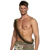 Image de Boland 00635 - Ceinture à cartouches en plastique, longueur env. 160 cm, Atrrappe, Imitation, Ceinture, Mexicain, Gangster, Cowboy, Militaire, Soldat, Accessoire pour costume, Carnaval