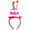 Image de Boland 00940 - Serre-tête Happy Birthday, Tiara avec mini-chapeau pour l'anniversaire, gâteau, cadeau, surprise, fête, décoration