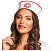 Image de Boland 01380 - Coiffe Infirmière, pour adultes, blanc-rouge, chapeau, casquette, bonnet, médecin, costume, carnaval, fête de thème, JGA