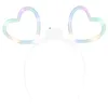 Image de Boland 01523 - Diadème LED Glowing Hearts, bandeau en forme de coeur avec lumières, accessoires lumineux pour le carnaval et les fêtes à thème, enterrement de vie de jeune fille