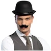 Image de Boland - Barbe, Autocollant, Polyester, Accessoire, Maquillage, Costume, Carnaval, fête à thème