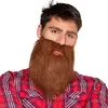Image de Boland - Barbe artificielle, Accessoire, Maquillage, Moustache, Accessoires pour Carnaval, Costumes, Fête à thème, JGA, Halloween