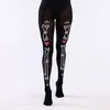 Image de Boland - Collants, dames, pantalons extensibles, Jour des Morts, nylon, carnaval, fête costumée, fête à thème