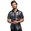 Image de Boland Chemise boule à facettes disco arc en ciel homme - Multicolore - XL (54/56)