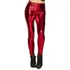 Image de Boland Legging Brillant, Taille M, Rouge, avec Partie Extensible, Polyvalent, Carnaval, fête à thème, fête à thème