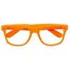 Image de Boland - Lunettes de soirée Nerd pour adultes Lunettes de plaisir sans lunettes, lunettes en plastique, années 80, fête à thème, carnaval, carnaval, Halloween