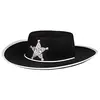 Image de Boland 04030   Enfants Chapeau Shérif, Noir, Assorti