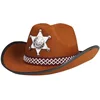 Image de Boland - Chapeau Enfant Shérif Junior, étoile argentée, Cordon de Chapeau, Cow-Boy, Carnaval, déguisement, Halloween, fête à thème, déguisement, théâtre