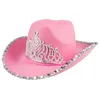 Image de Boland -10130577 Chapeau Cowgirl Glimmer pour adultes, rose, taille unique, 04392