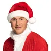 Image de Boland 13437 - Bonnet Santa, 59 cm, bonnet à pompon pour carnaval, soirée à thème et Noël, costume de Père Noël
