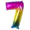 Image de Boland B.V. Ballon Aluminium Multicolore 86 cm - Multicolore