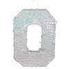 Image de Boland - Chiffres Pinata, taille 40 x 28 x 8 cm, chiffre holographique, numéro, argent, jubilé, anniversaire, décoration, jeu de fête