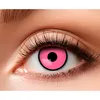 Image de Lentilles De Couleur Rose Contour Noire I Contact Sans Correction I Halloween Déguisement Femme Fatale I 1 Paire