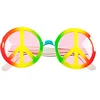 Image de Boland 44520 - Lunettes de fête, style hippie en plastique, sans correction, pour costume de carnaval, accessoires de costume pour carnaval et fête à thème