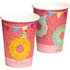 Image de Boland Lot de 8 Gobelets Donut en Carton 21cl