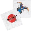 Image de Sachet 20 Serviettes Ninja Manga en papier 33x33cm