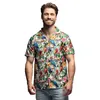 Image de Boland - Chemise hawaïenne Tropical pour hommes, chemise à manches courtes, haut pour carnaval, fête de carnaval et JGA