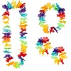 Image de Boland 52416 - Set Hawaii Arc-en-ciel, set de 4 pièces, accessoire, été, plage, accessoires, beach party, garden party, fête à thème, carnaval