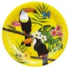 Image de Boland Bol52577 Tucano Assiettes en Carton Adulte, Multicolore - 10135457