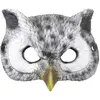 Image de Boland 56735 - Demi-masque hibou, taille 24 x 17 cm, accessoire de déguisement, masque facial, hibou, déguisement, fête de thème, carnaval, Motif Chouette
