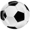 Image de Boland 62520 Lot de 10 Assiettes de fête en Papier écologique Motif Football Taille 23 cm