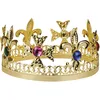 Image de Couronne de roi avec fausses pierres précieuses pour adulte