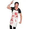 Image de Boland Tablier ensanglanté Halloween - Gris, Blanc - Taille Unique