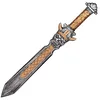 Image de Boland - 72275 - Accessoires pour déguisements Épée, Longueur 57 cm, Arme en Plastique avec tête de Mort, Arme factice, Guerrier, Accessoire, Halloween