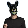 Image de Boland - Masque LED, masque avec lumière, masque d'horreur pour carnaval, accessoire pour costumes de fêtes costumées, masque d'Halloween