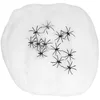 Image de Boland - 74339 - Toile d'araignée blanche 500 g avec 25 araignées noires, Décoration Halloween, Décoration de fête