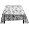 Image de Boland 10134202 79474 Nappe Toile d'araignée Blanc/Noir 135 x 275 cm