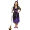 Image de Boland 78124 Costume de sorcière Scintillante pour Enfant 4-6 Ans Violet/Noir