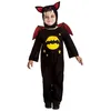 Image de Boland - 78184 - Costume de chauve-souris noire pour enfants, 3-4 ans, costume de carnaval, set de costume pour Halloween, carnaval et fête à thème