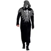 Image de Boland - Costume pour Adulte Gardien Squelette, Combinaison à Capuche et Masque, différentes Tailles, faucheur, Carnaval, soirée à thème, Halloween
