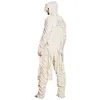 Image de Boland - Costume de Momie Adulte, Combinaison avec Capuche, fête de l'horreur, Carnaval, fête costumée, Halloween, Blanc, Taille 58/60