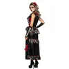 Image de Boland - Costume La Muerte pour Adultes, Robe, Menottes, Collier et Accessoires pour Les Cheveux, Carnaval, fête à thème, Halloween, Jour des Morts