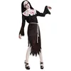 Image de Boland - Costume Zombie Nonne pour adultes, costume de carnaval, set de costume pour Halloween, carnaval et fête à thème