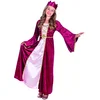 Image de Boland - Costume pour enfants Renaissance Reine, robe, couronne, déguisement, princesse, médiéval, fête de thème, carnaval